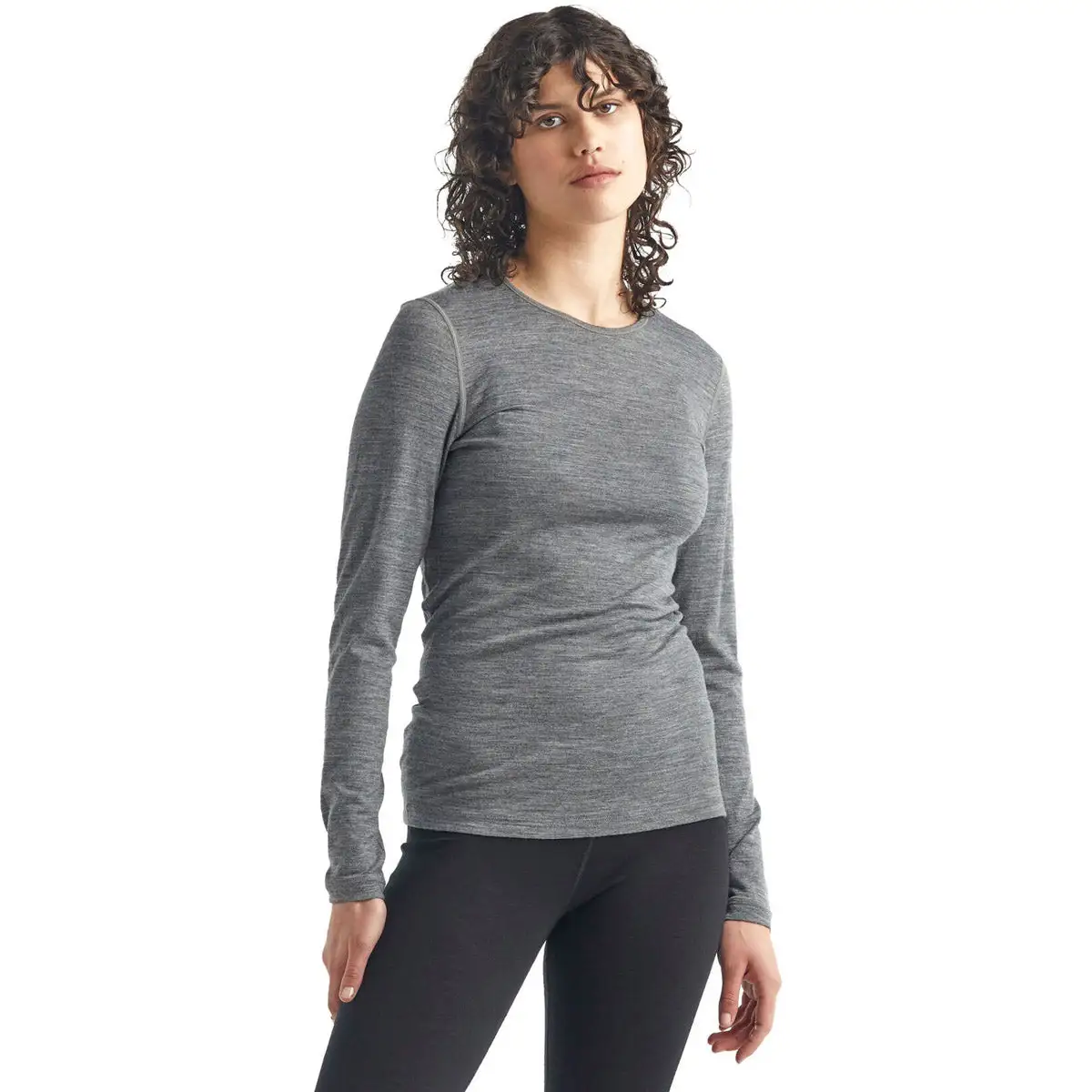 Icebreaker Women's Merino 200 Oasis Long Sleeve Crewe Thermal Top - Image 2