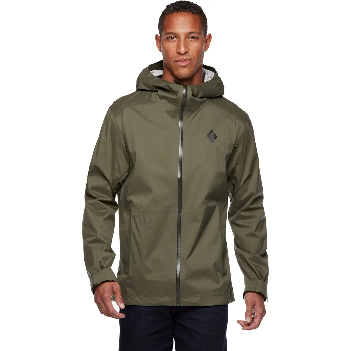 Black Diamond Men's Stormline Stretch Rain Shell - Image 5