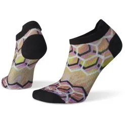 Smartwool Women's PhD Run Ultra Light Hex Print Micro Socks